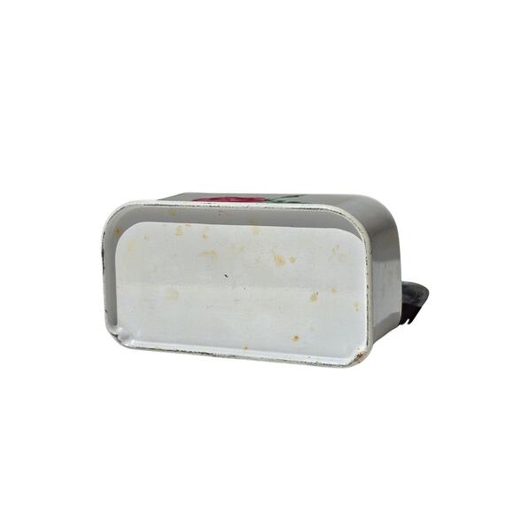 Kitchen Wall Decoration Enamel Tin Match Holder, Antique French Advertising Tin - Picture 6 of 8